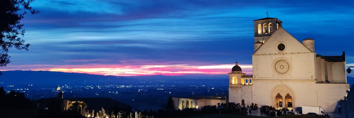 Assisi by night